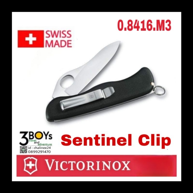 มีด Victorinox รุ่น Sentinel Clip มีดพกสวิส ขนาดใหญ่ 111มม. 5 ฟังก์ชั่น พร้อมคลิปเหน็บ - รูปที่ 3