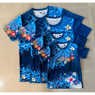 เสื้อยืดสงกรานต์ลายมัดย้อม เสื้อคู่ เสื้อคู่ชายหญิง ชุดคู่2023 Songkran festival t-shirt เนื้อผ้าไมโคร สวมใส่สบาย SS-4XL