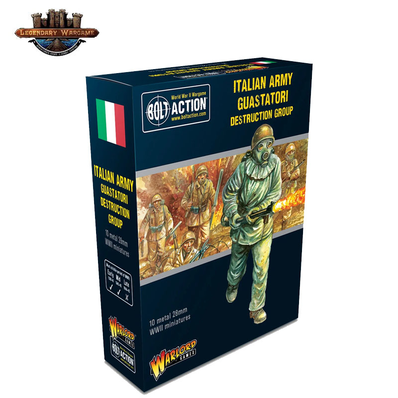 [พร้อมส่ง] WARLORD GAMES: BOLT ACTION: Italian Army Guastatori Destruction Group โมเดล
