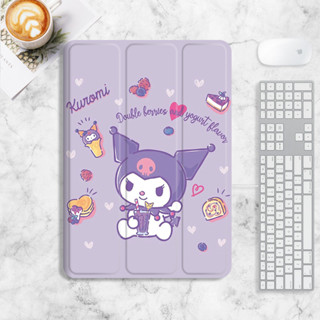 kuromi เคสไอแพด 10.2 gen7/8/9 gen10 เคส iPad air1/2/3/4/5 mini4/5/6 case iPad pro11 2022 เคสซิลิโคน มีที่ใส่ปากกา