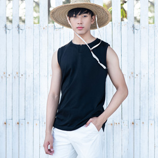 เสื้อแขนกุด คอวาย : Y-neck sleeveless