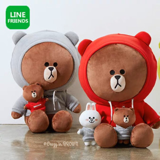 พรีออเดอร์ 2-4 อาทิตย์ ** Brown Hoody 42 cm. หมีบราวน์เสื้อฮู้ด