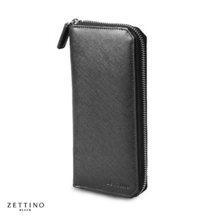 ZETTINO กระเป๋าสตางค์หนังแท้ Zip Long Wallet