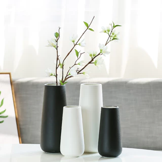 แจกันดอกไม้ Vase Ceramics ตกแต่งแจกันเซรามิกที่เรียบง่ายให้สวยและทันสมัย