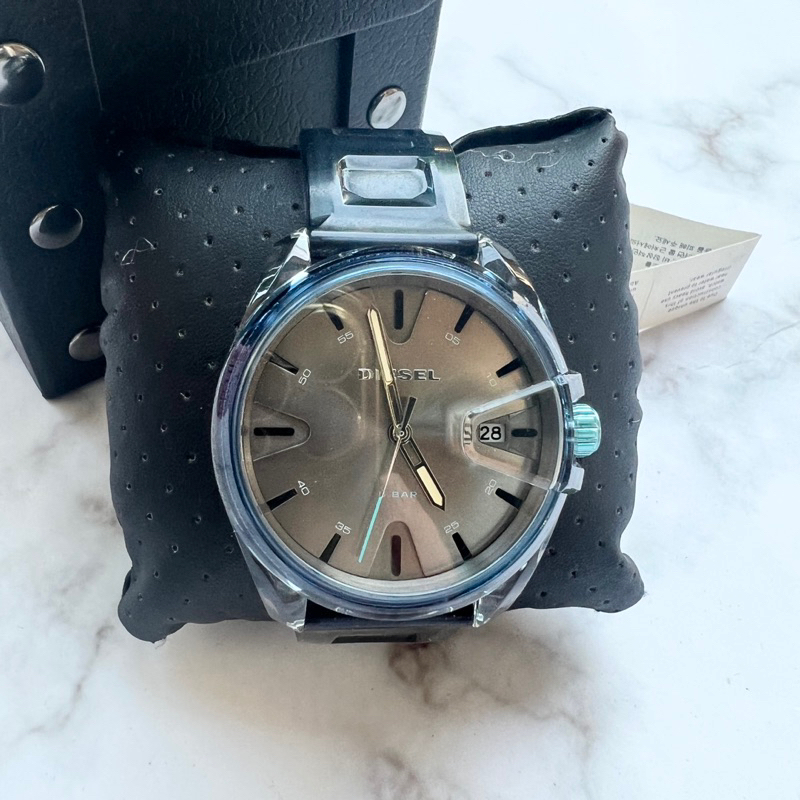 นาฬิกาข้อมือ Diesel สายซิลิโคนใส สีฟ้า รุ่น DZ1868 ของแท้💯%จาก Shop