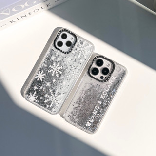 [i14] พร้อมส่งในไทย🫧✨เคสสำหรับ IPhone case เคสไอโฟน เคสตู้น้ำดูดีมีระดับ BLANC &amp; Snow เคสกากเพชร 11-14,14Pro,14Promax