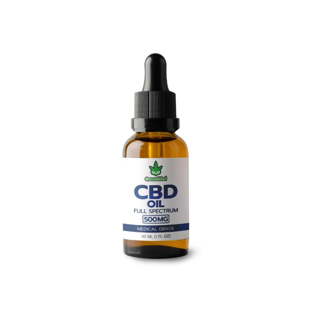 Greenbird น้ำมันกช กรีนเบิร์ด CBD Oil Full Spectrum 500mg ขนาด 30ml