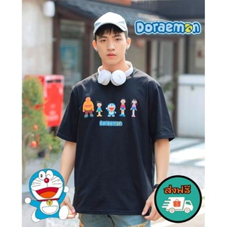 เสื้อDoraemon_ลิขสิทธิ์แท้_สีดำ_มี3แบบ