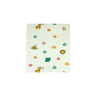 Wallpaper วอลเปเปอร์ติดผนัง 3D DIY แบบแผ่น ลาย Animal world 70x77x1 cm ST210507-14