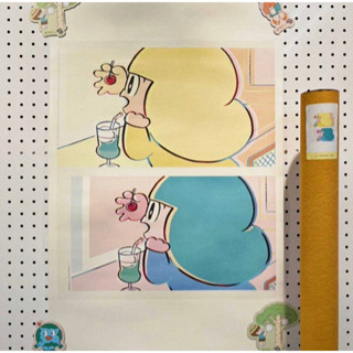 🥭พร้อมส่ง🥭โปสเตอร์ น้องมะม่วง Poster 04 Cream Soda