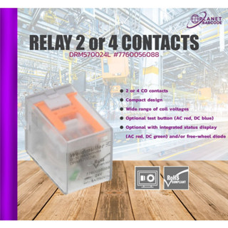DRM570024L# 7760056088 Relay 4 contacts