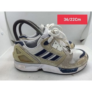 Adidas Size 36 ยาว 22 รองเท้ามือสอง ผู้หญิง ผู้ชาย ผ้าใบ แฟชั่น ทำงาน ลำลอง เดิน  เที่ยว วิ่ง ออกกำลังกาย