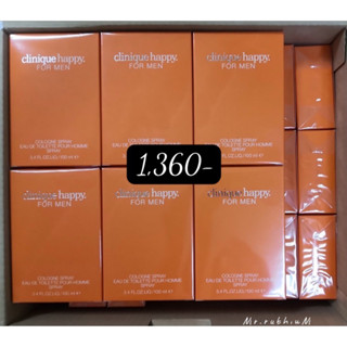 Clinique Happy for Men 100 ml น้ำหอมผู้ชายคลีนิค แฮปปี้ สดชื่น หอมสะอาด ของแท้💯💯 ป้ายคิงเพาเวอร์ พร้อมส่ง‼️