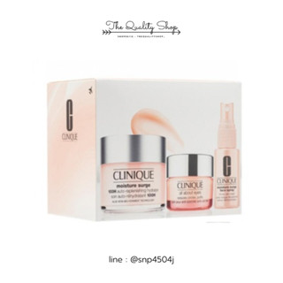 Clinique Travel Exclusive Moisture Surge Set 100H Travel Exclusive 3 Items คลินิก เซ็ท3ชิ้น