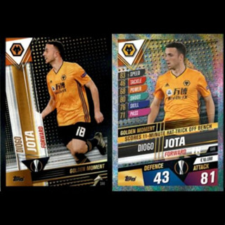 Diogo Jota (Wolverhampton Wanderers) MATCH ATTAX 101 2019/20  - #GM6 / S44 - GOLDEN MOMENT