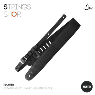 สายสะพาย Richter Gitarrengurt Luxury Monster Black (1108)