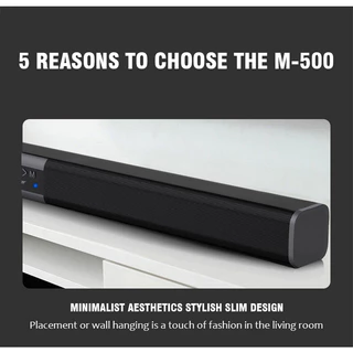 d-power ลำโพงซาวบาร์ รุ่น M-500 20W Super Bass Soundbar บลูทูธ 5.0 ยาว 81.5 ซม. รองรับทุกการเชื่อมต่อ รับประกัน 1 ปี