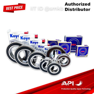 Koyo / NSK 6204-2RS ลัง 60 ตับ ลูกปืนเม็ดกลม ปิดยาง 2 ด้าน ราคายกลัง 62042RS Made in Japann 6204VV NSK