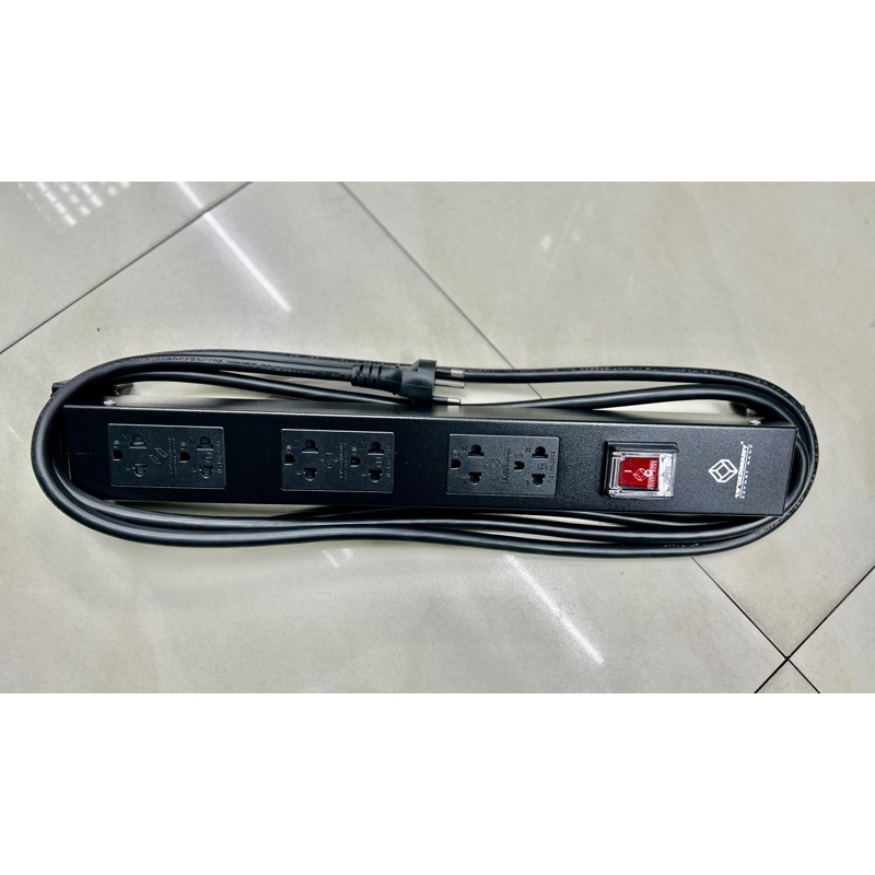 G7-00006B Power Link for Rack 6 Outlets Black Germany รางไฟในตู้แร็ค ออกใบกำกับภาษีได้