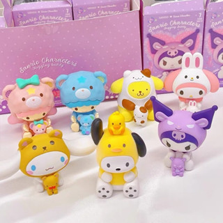 [พร้อมส่ง] Sanrio Miniso Hugging Buddy ลิขสิทธิ์แท้ 💖 ซานริโอ้ Blind Box ของสะสม ของเล่น My Melody Pochacco ซานริโอ้