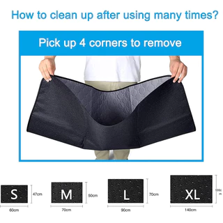 SizeM/L Amazon Popular models Pet Pee Pad แผ่นรองฉี่สุนัข / แมว แบบซักได้ ช่วยฝึกขับถ่าย ซับฉี่ได้ดี กันซึม100%Washable