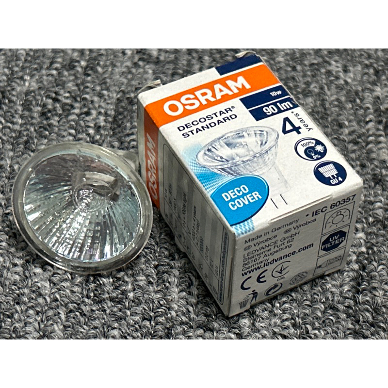 หลอดไฟ OSRAM HALOGEN DECOSTAR 10W 12V GU4