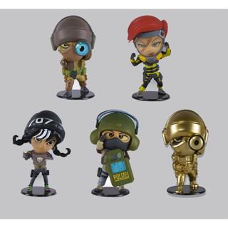 (ของแท้ 100%) Ubisoft : Rainbow Six Siege Six Collection Bandit , Dokkaebi , Blitz Chibi Figurine ฟิกเกอร์จากเกมดัง