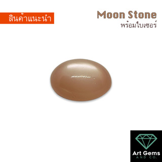 Moon Stone มูนสโตน (มุกดาหาร) พลอยแห่งความคิดสร้างสรรค์ และสุนทรียภาพ 8.41 กะรัต