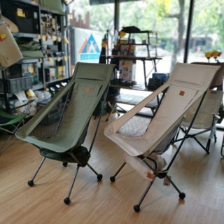 Naturehike เก้าอี้ Moonchair YL10 ตัวท็อป ใหญ่ นั่งสบาย มีหมอนในตัว เก้าอี้แค้มปิ้ง