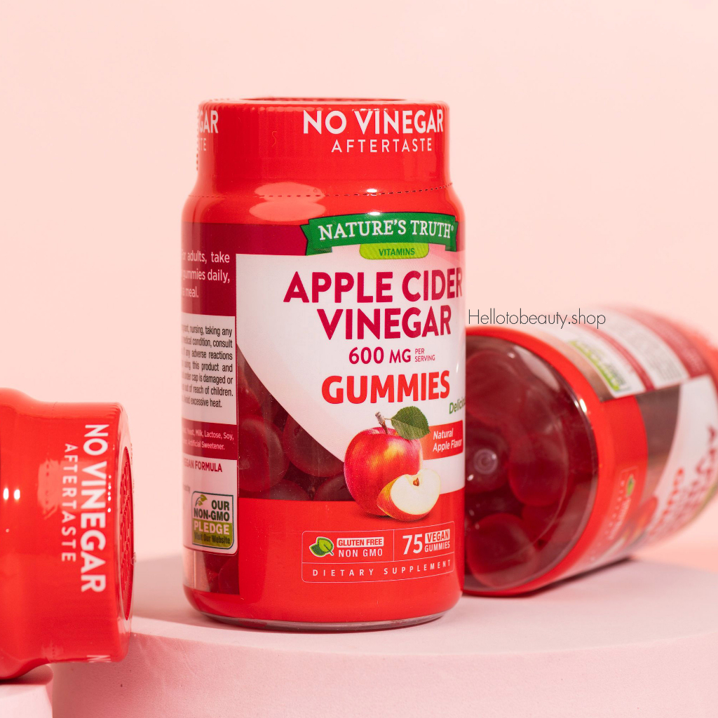 [เหลือ 488.- โค้ด "เก็บโค้ดหน้าร้าน"] Nature’s Truth® Apple Cider Vinegar Gummies