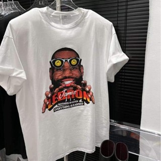 เสื้อยืดลายOversize ป้าย Room ลายนักบาส James Lebron