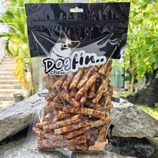 Dogfin (ด็อกฟิน) ครั้นชี่ B คลุกไก่/คลุกไก่ตับ ขนมสำหรับสุนัขทุกสายพันธุ์