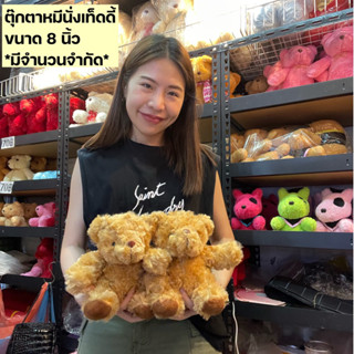(กด12ตัวราคาส่งอัตโนมัต) ตุ๊กตาหมี หมีนั่ง หมีเท็ดดี้ ตุ๊กตาหมีจัดช่อ ของขวัญ บัณฑิต