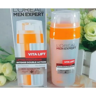 LOREAL Mens Firming Anti-wrinkle Double Essence Moisturizing Cream 30ml Helps smooth wrinkles