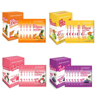 [ซื้อคู่คุ้มกว่า] Body Shape EZE Dtokz shake อีซี่ ดีท็อกซ์ เช็ค ไฟเบอร์ ผงชงดีท็อกซ์ ชุดคู่ราคาพิเศษ