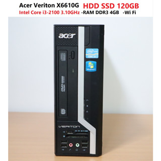 Acer Veriton X6610G -Intel Core i3-2100 3.10GHz -RAM DDR3 4GB -HDD SSD 120GB -Wi Fi