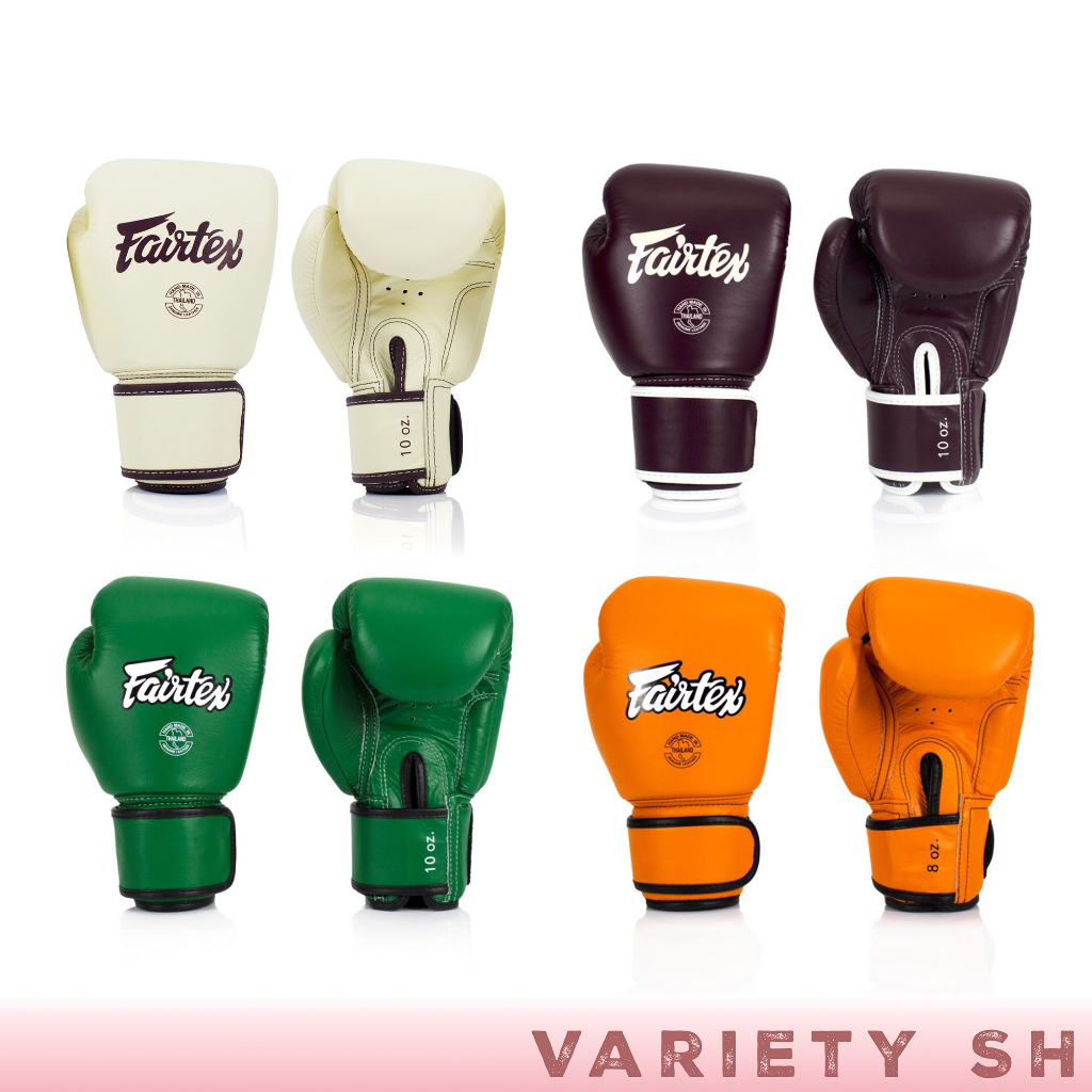 นวมชกมวย Fairtex Boxing Gloves BGV16 Genuine Leather Especially designed for women ออกแบบเป็นพิเศษสําหรับผู้หญิง หนังแท้