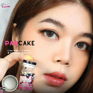 ร้านเลนส์สวยคอนแทค Wink รุ่น Pancake /สีGray นำเข้าจากเกาหลี มี อย แฟชั่นไม่มีค่าสายตา ยอดขายดีเกิน