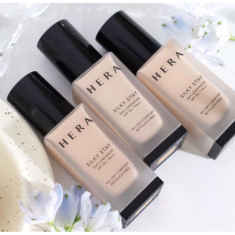 (พร้อมส่ง/แท้ 💯) HERA SILKY STAY FOUNDATION 30g