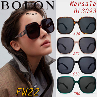 FW22 BOLON แว่นกันแดด รุ่น Marsala BL3093 A20 A21 C10 C80 เลนส์ Nylon [Acetate] แว่นของญาญ่า