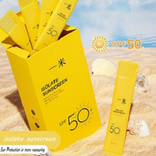 ครีมกันแดด 3g SPF50 UV Isolation Sunscreen Lotion Protection Moisturizing Repair แบบพกพา