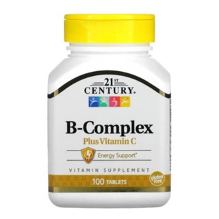 พร้อมส่ง ‼️🇺🇲B-Complex Plus Vitamin C, 100 Tablets🇺🇲