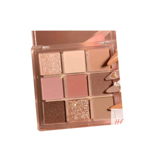 DIKALU COCO VENUS DKL009 พาเลทอายแชโดว์ 9 สี เนื้อดินน้ำมัน เนื้อใยไหม ประกายชิมเมอร์ Eye shadow 9 color palette