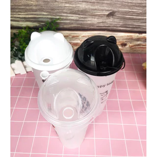 *ยกลัง* 【500ใบ】เเก้วเเคปซูล แก้ว【ทรงU】 90mm 12oz 16oz 22oz พร้อมฝา