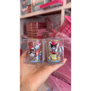 แก้วขอบทองขนาด60ml  Hello kitty ของแท้ญี่ปุ่น