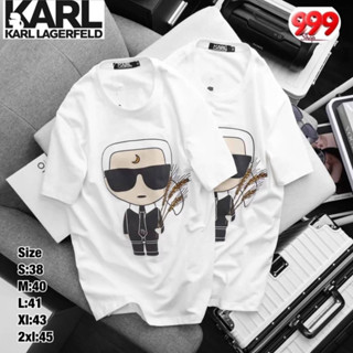 karl เสื้อยืดแขนสั้น