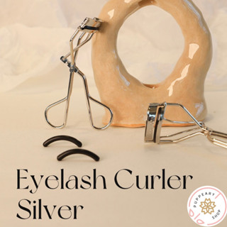 (แท้/พร้อมส่ง) PICCASSO EYELASH  CURLER SILVER + SILICONE REFILL PADS 2EA ที่ดัดขนตา+ซิลิโคนสำหรับเปลี่ยนอีก 2