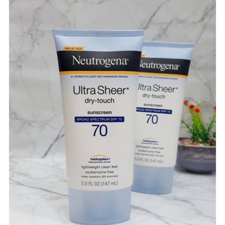 ☀️🌤️NEUTROGENA Ultra Sheer Dry-Touch Sunscreen SPF 70 147ml☀️🌤️