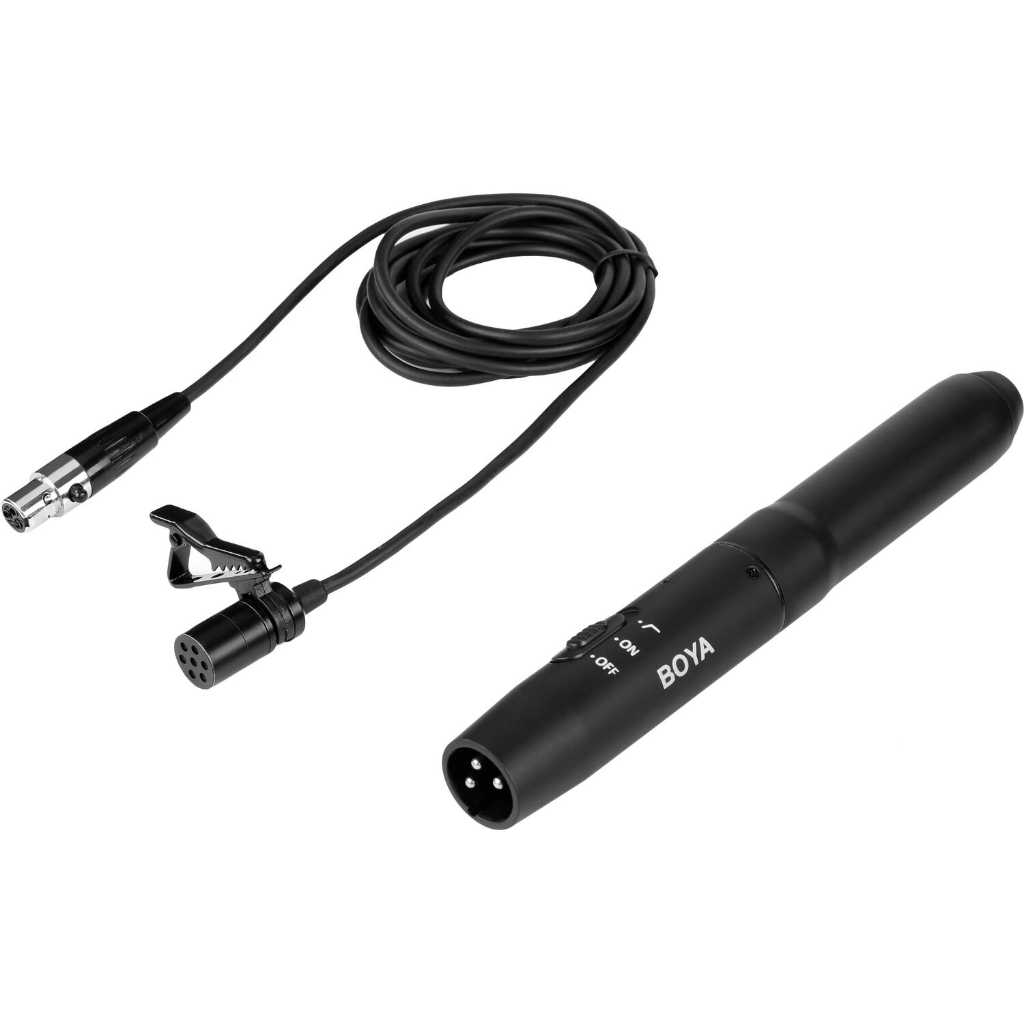 Boya BY-M11OD Professional Omnidirectional condenser Lavalier Microphone systemซื้อ1แถม2