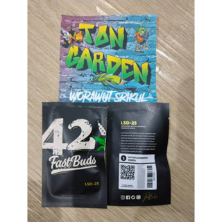 FastBuds LSD-25 Auto พร้อมแพ็คเกจค่ายเเท้เเละเเบบเเยก เมล็ดค่าย เมล็ดกัญ